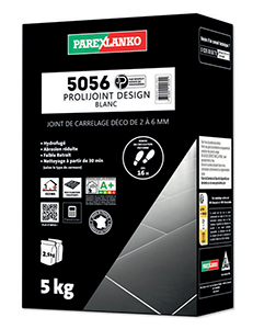 Joint carrelage déco 5056 - 5kg blanc - 2 à 6mm